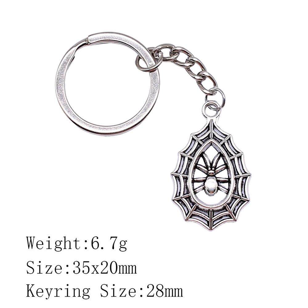 Брелок для ключей на Новый год в виде паука и летучей мыши, дешевые милые вещи, новые брелки