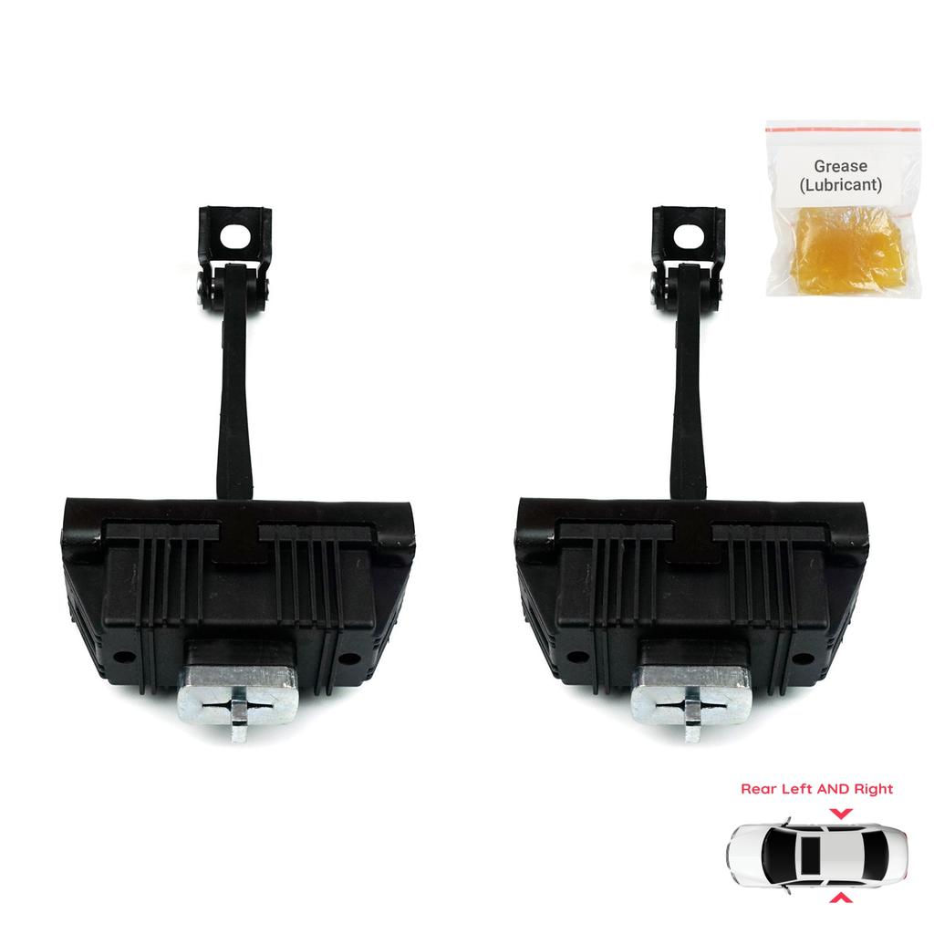 EDP1083-1 2 Pieces Rear Left AND Right Door Catch Hinge Brake Stop Check Strap Limiter for BMW X3 E83 2003-2011 41527176802