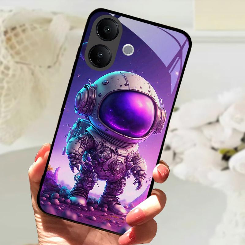 Закаленное Стекло Чехол Для VIVO V60 Lite V60Lite Чехол Для Телефона Крутой Волк Лев Расписной Ударопрочный Чехол Для Vivo V 60 Lite Чехол Funda