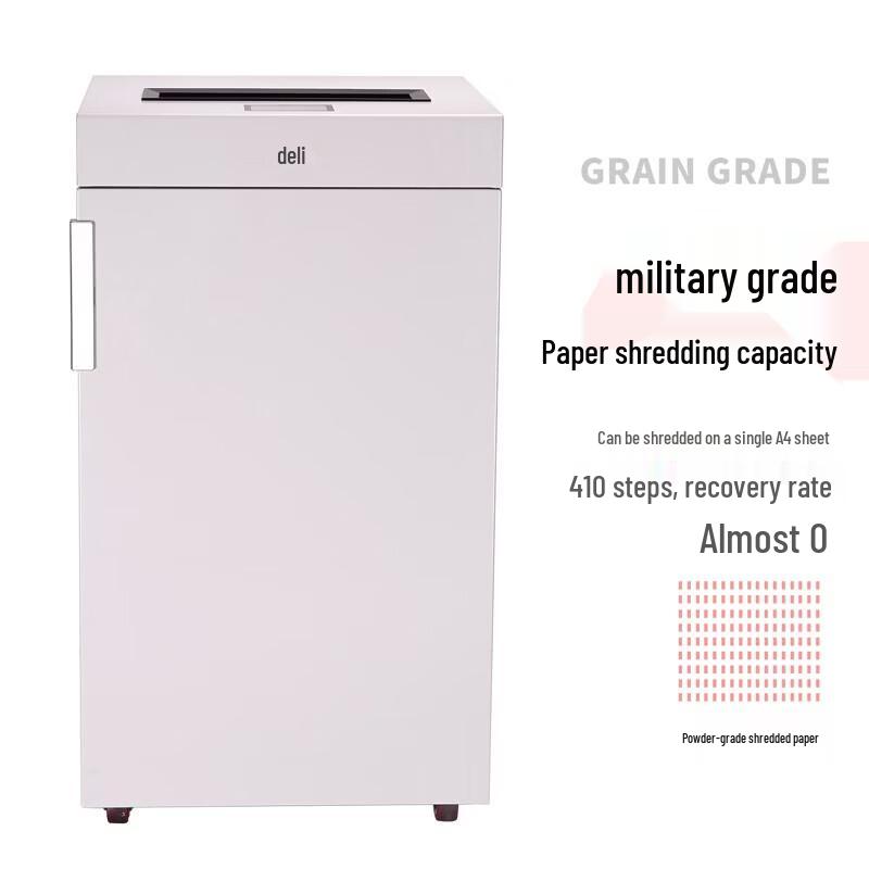 Deli 9909 Commercial Paper Shredder CN plug (adapter included)