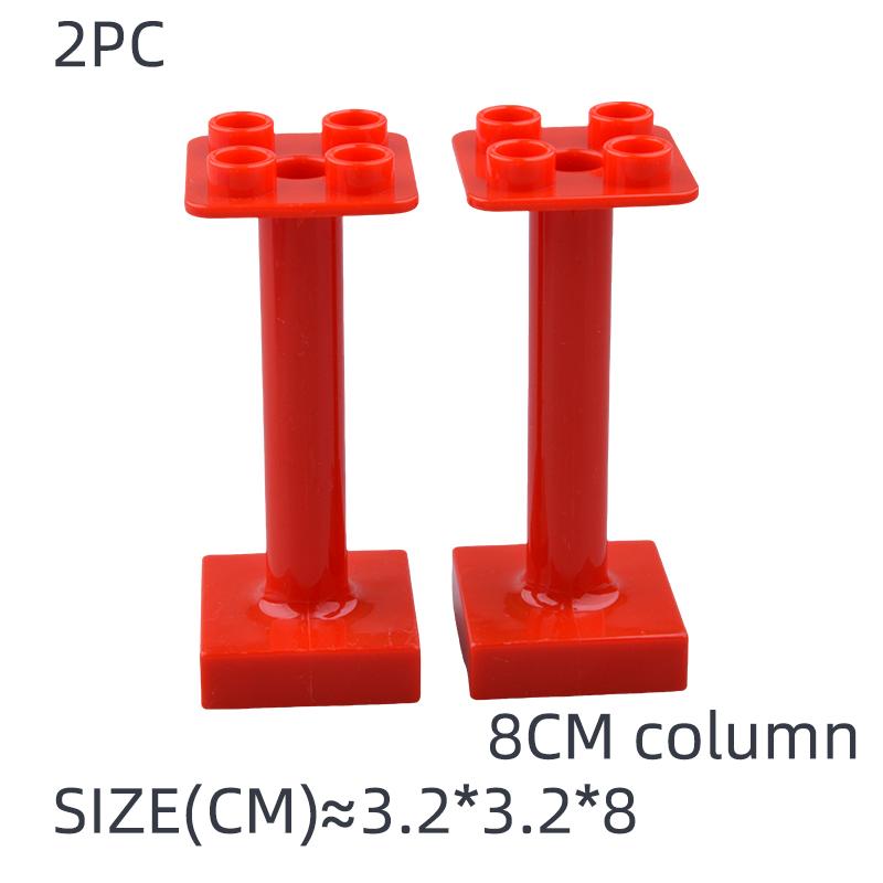 Большие Строительные Блоки Дом Аксессуары Части Крыша Окно Стена Строительство Собирать Кирпичи Образовательные Игрушки Для Детей Подарок
