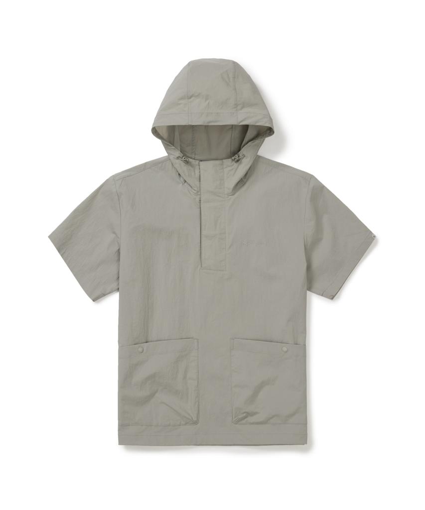 Snowpeak Apparel Root Анорак с капюшоном, короткий рукав (S26Mmran65) Серый
