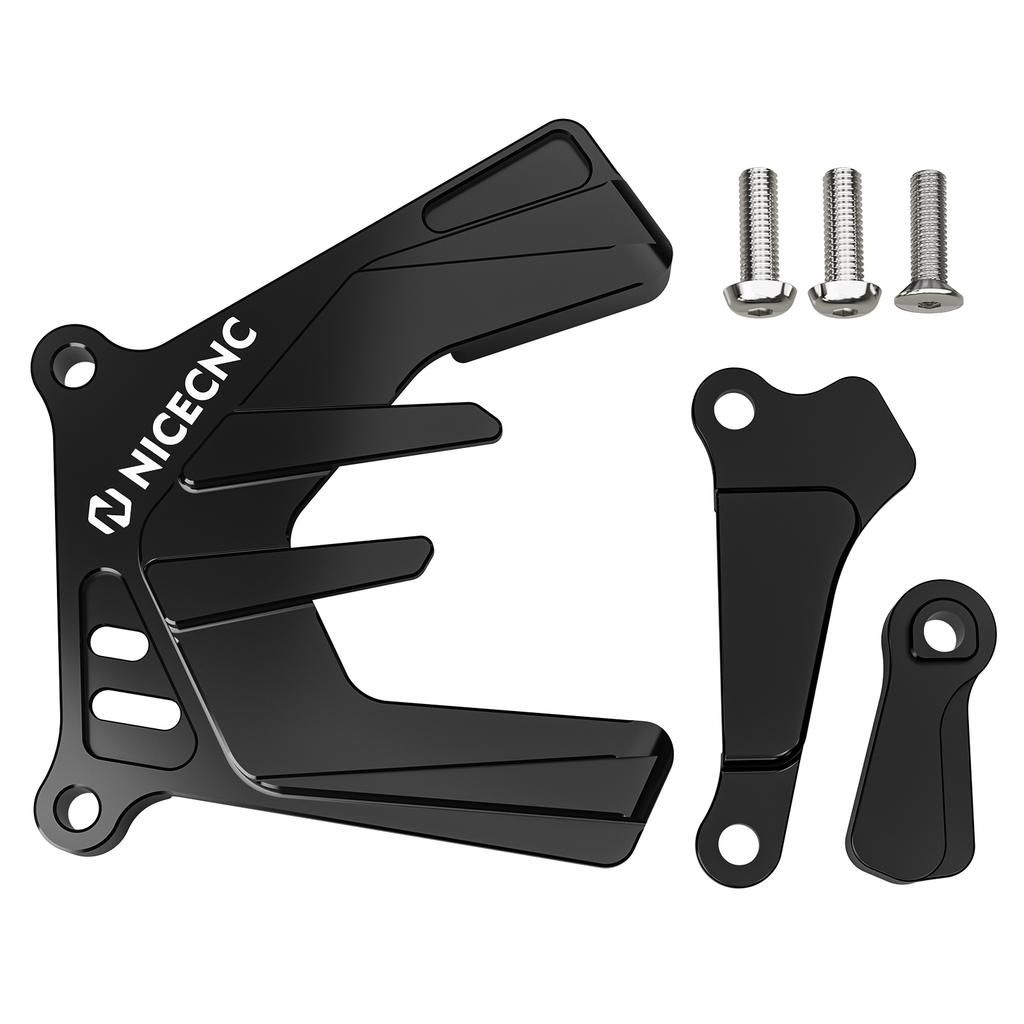 NICECNC For Yamaha YZ250 YZ 250 2000-2024 YZ250X YZ 250X 2016-2023 Motorcycle Sprocket Cover Guard Protector Aluminum 2022 2021