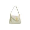 Bally Solid Color Gold Logo Calfskin Tote Shoulder Bag Women bags Green 6304731