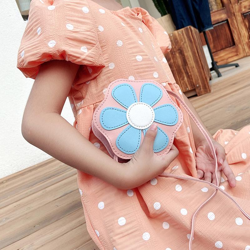 Сумка принцессы для маленькой девочки Сумка для девочки Осень и зима Супер Милая детская сумка-мессенджер Цветы Сумки для девочек