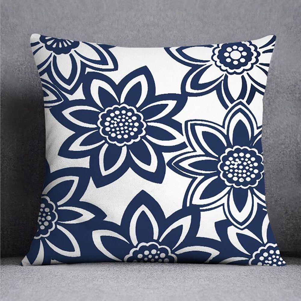 Гуфу Геометрическая наволочка для подушки Диван Гостиная Наволочка для подушки Офисная поясничная подушка Прикроватная квадратная наволочка Съемная и моющаяся