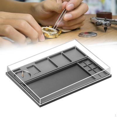 Ящик для хранения деталей часов Контейнер для оборудования Домашнее использование Противоударные винты Лоток для энтузиастов