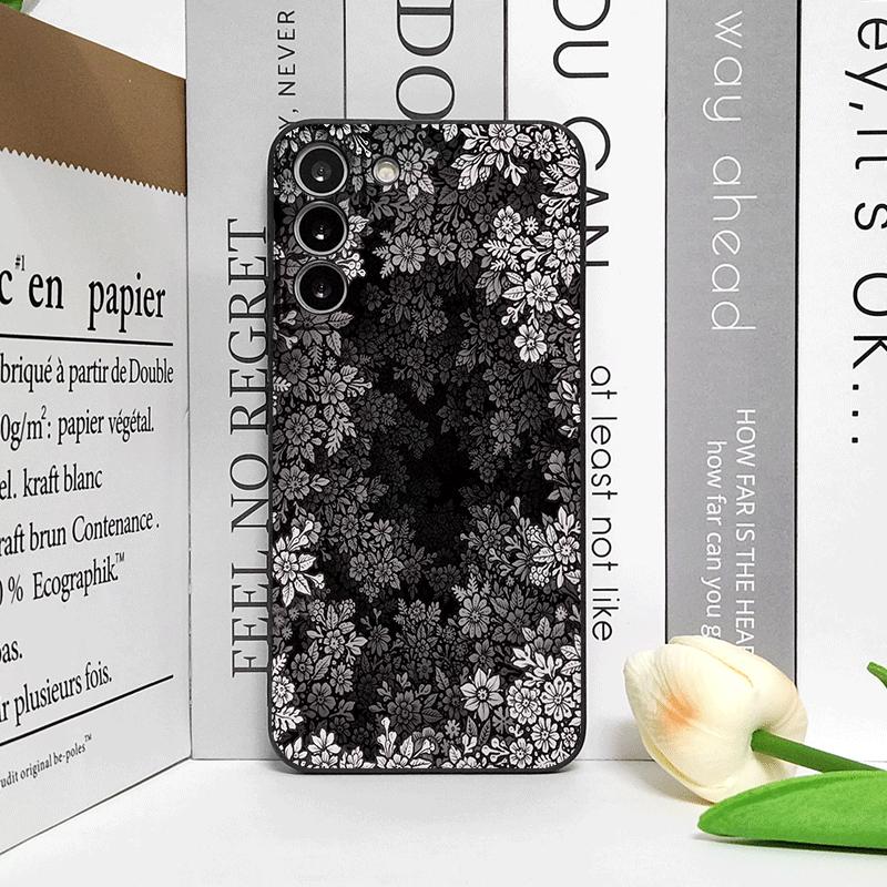 Ретро-чехол с яркими цветами для Samsung Galaxy A56 A42 A14 A55 A16 A54 A36 A53 A52 A51 A06 A04 5G, цветочный узор, мягкая накладка