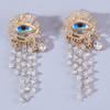 Women Vintage Eyes of Demon Earring Ring Exaggerated Trendy Earrings Style Girls Delicate Tassels Jewelry