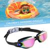 Kids Swimming Glasses Ergonomic Design Adjustable Anti-Fog UV Protection Swim Eyewear Diving Glasses for Children