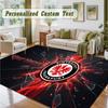 Crystal Velvet Square Rug Custom NameEintracht Frankfurt Pattern Non Slip Home Floor Decor Rug