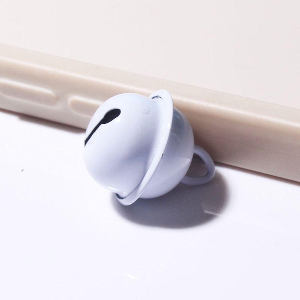 5pcs 18mm Jingle Bells Metal Beads Candy Color Metal Bell Ring Pendant Christmas Decoration