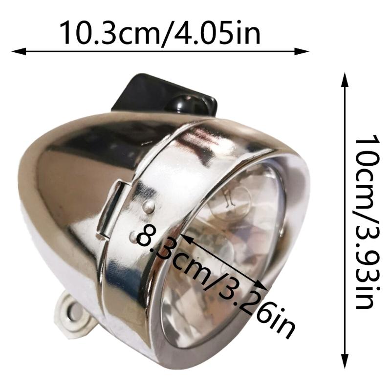 12V 6W Моторизованный велосипед Фрикционные генераторы Фара Задний фонарь Комплект Винтажный моторизованный велосипед Передний Задний свет Головная лампа