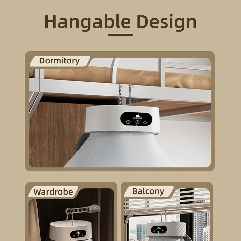 Aoresac Портативная сушилка 1200 Вт для стирки электрической детской одежды, сушилка для нижнего белья, мини-сушилка