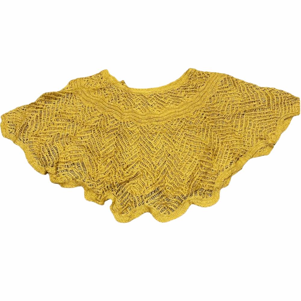 Breathable Knitted Shawl Solid Color Sunscreen Blouse Pullover Neck Guard Cloak Scarf Spring