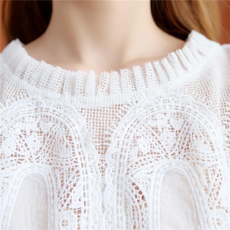 Dimanaf 2022 летнее стильное платье оверсайз, женское кружевное сексуальное свободное свободное асимметричное подол с круглым вырезом, женское черно-белое повседневное платье