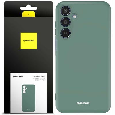 Силиконовый чехол Sc для Galaxy M35 5G Темно-зеленый
