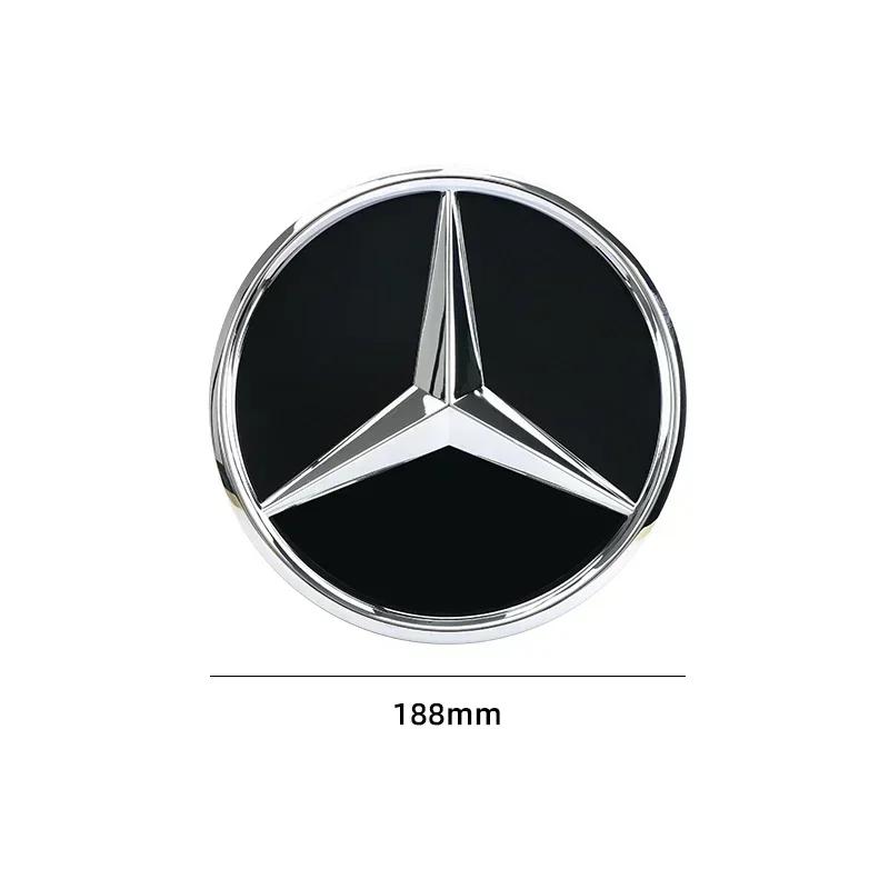 3D 188mm Front Grille Star Logo Emblem Badge For Mercedes-Benz C Class 2014-2018 GLC Car Emblems UWXYZ1