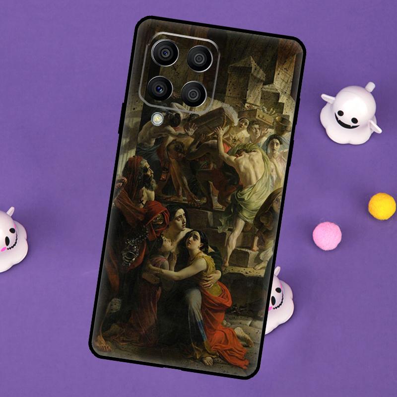 Чехол-обложка с картиной эпохи Возрождения для Samsung Galaxy M11 M51 M31 M33 M13 M23 M53 M15 M55 M14 M34 M54 M20 M32 M52