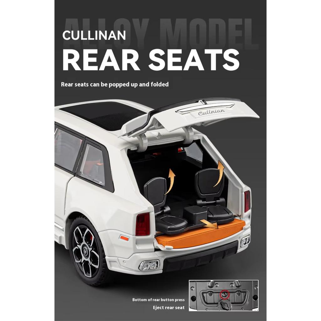 1/20 Rolls Royce Cullinan Роскошный Внедорожник Металлический Литой Модель Автомобиля Коллекция Хобби Украшение Праздничные Подарки Бойфренд