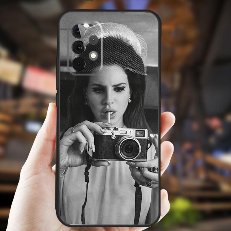 Чехол для телефона Samsung Galaxy A26 A54 A14 A36 A16 A33 A56 A15 A55 A53 A35 A22 A32 A52 A34 A05 A06 с изображением певицы Ланы Дель Рей