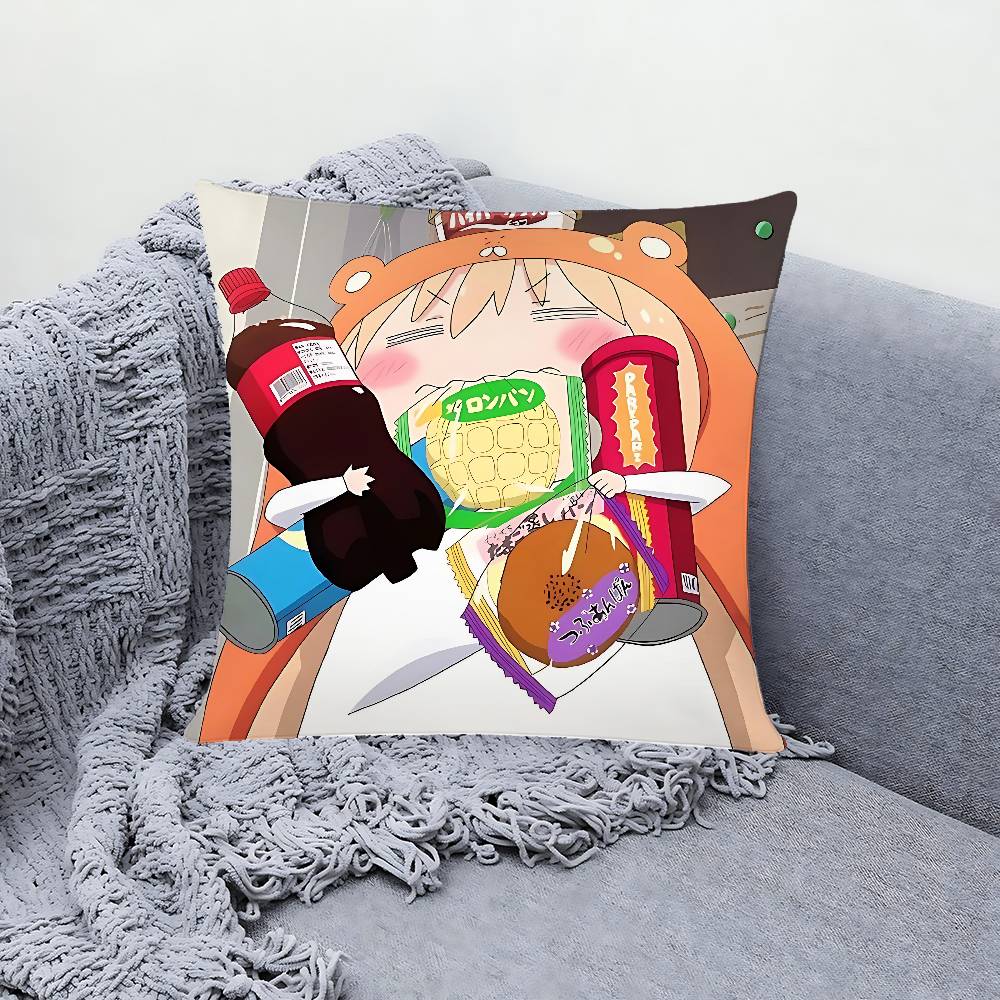 Cute Umaruchan Pillow Case Sofa And Living Room Decorative Cushion Covers Dustproof And Miteproof Invisible Zipper