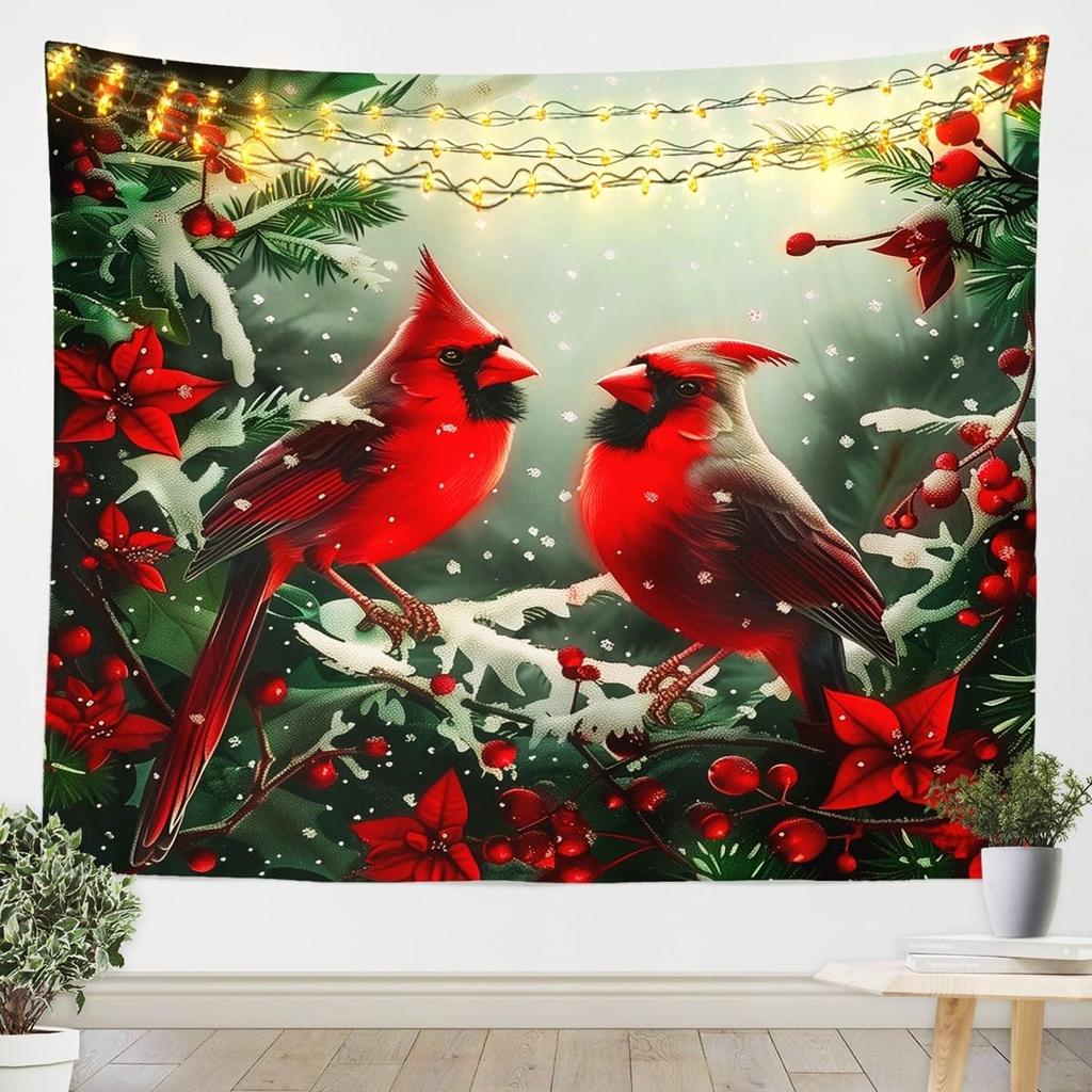 Рождественский Санта Клаус Настенный гобелен Рождественское настенное украшение Елка Настенное украшение Великолепная рождественская елка Камин Подарки