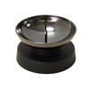 Small Moe Candle Holder for Small Candles, Full Burn, Made In Japan (Black)
