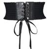 Polyester Elastic Pleated Cummerbunds Strap Rope Elastic High Wide Belt Wide Corset Waistband  Gift