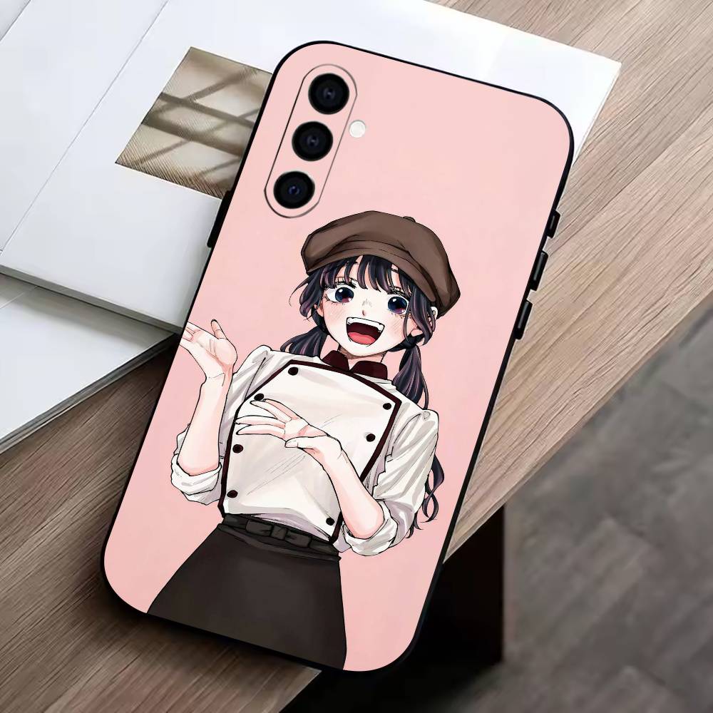 Kaoruko W-Waguri Чехол для телефона для Samsung Galaxy A73, A72, A71, A70, A53, A52, A51, Другие Мягкий черный чехол