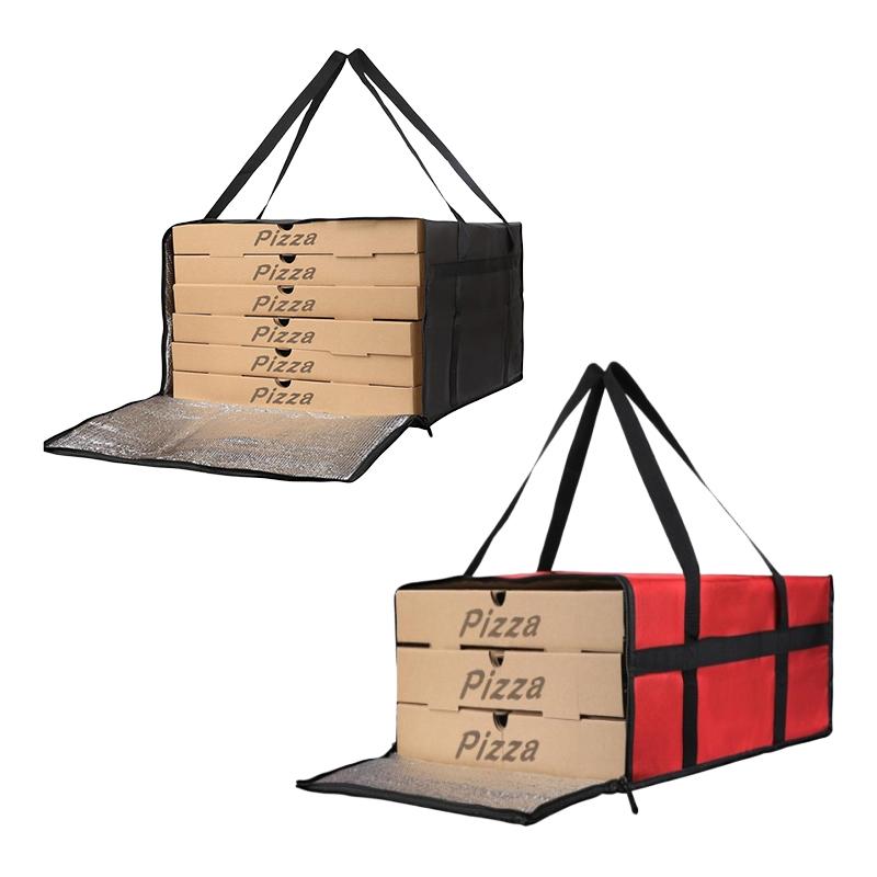 Сумка для доставки пиццы, водонепроницаемая, многоразовая, с термоизоляцией для горячего и холодного, сумка для хранения продуктов, для пикника, портативная