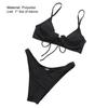 2 Pcs/Set Lady Bikini Solid Color Wire Sexy Comfortable Sumemr Bikini