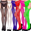 Women Sexy Fishnet Open Soft Tights Lingerie Transparent Erotic Lace Bodysuit