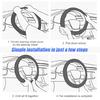 Car Steering Wheel Cover, 15 Inch Anti-Slip Steering Wheel Protector, Carbon Fiber & Microfiber PU Leather Steering Wheel Cover For Women And Men,