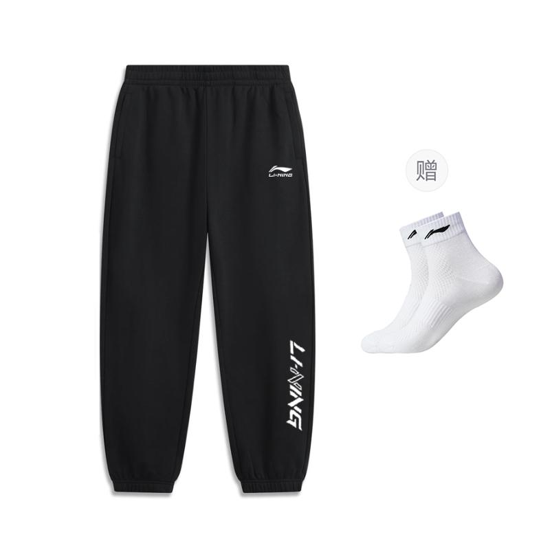 Повседневные брюки Li Ning Унисекс Черные YKLU208-1