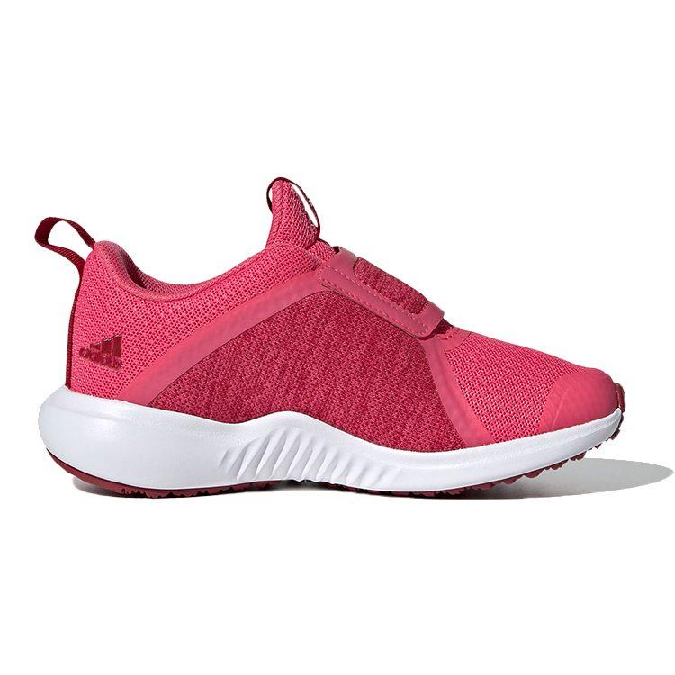 adidas Fortarun X Cf K Удобные Дышащие Низкие Детские Беговые Кроссовки Розово-Красные Детские G27142