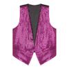 Мужской женский блестящий жилет без рукавов с блестками, жилет, куртка, костюм, Блейзер, карнавальный сценический костюм