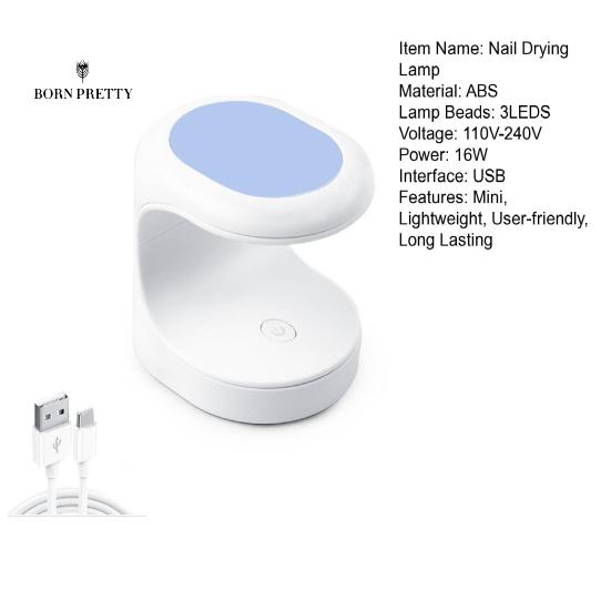 Лак для ногтей Лампа Украшения для ногтей Легкоотверждаемый гель для ногтей Plug-and-Play