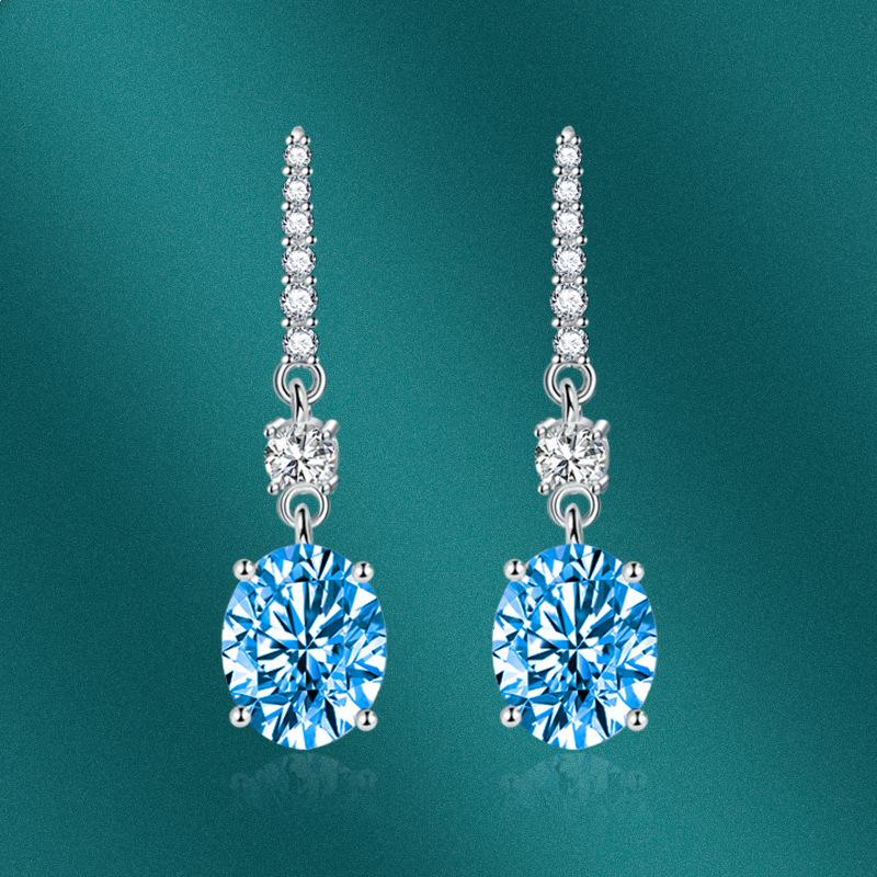 Sace Gems Классические серьги из медного сплава с цирконом, женские ювелирные изделия, свадебный подарок для вечеринки