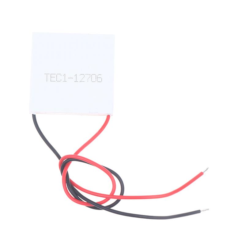 Tec1-12705 12706 Tec1-12715 Термоэлектрический охладитель Пельтье 40*40 мм 12 В Полупроводниковый элемент охлаждения Модуль