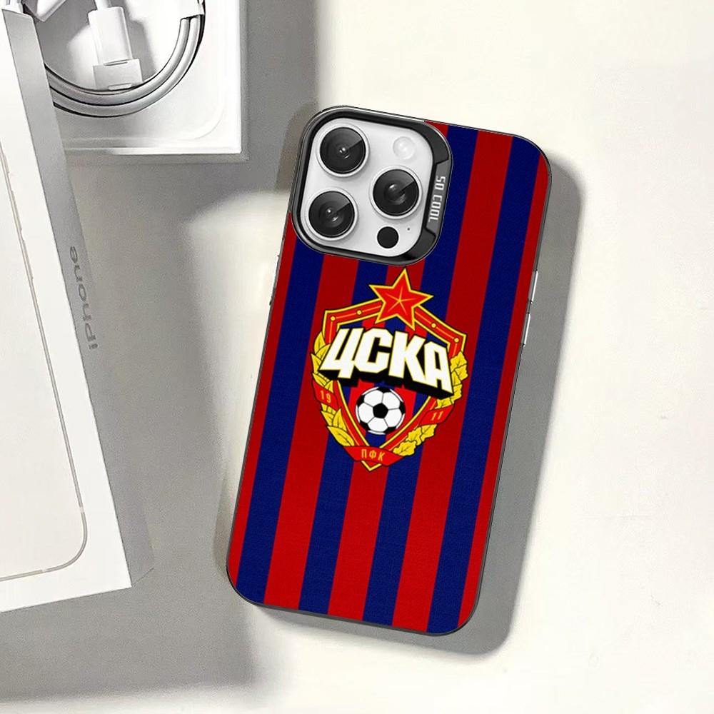 Hot Russia PFC CSKA Moscow Phone Case For IPhone 16 15 14 13 12 11 Pro Max X XR XSMAX 8 7 Plus Matte Shockproof Back Cover