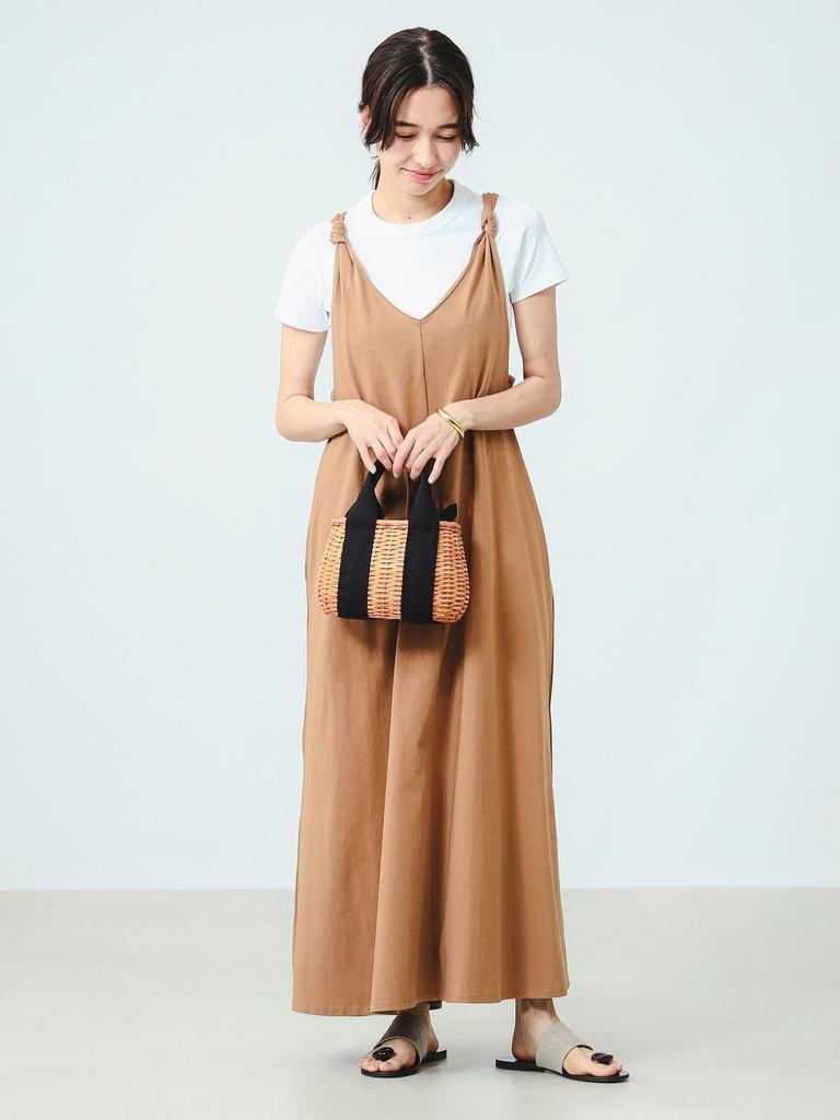 B:MING by BEAMS Knot Maxi Dress, Women's, Camel, Size M