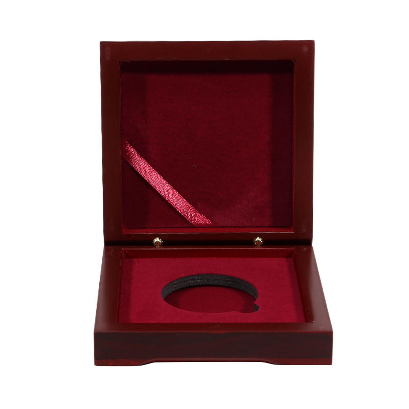 Компактная памятная медаль, деревянная шкатулка для хранения с отделкой под розовое дерево, винтажный кейс для презентации жетона вызова