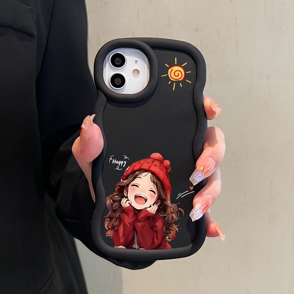 Окрашенный узор Big Wave Edge Мягкий силиконовый материал Macaron чехол для телефона противоударный защитный резиновый чехол для OnePlus Vivo Motorola Moto