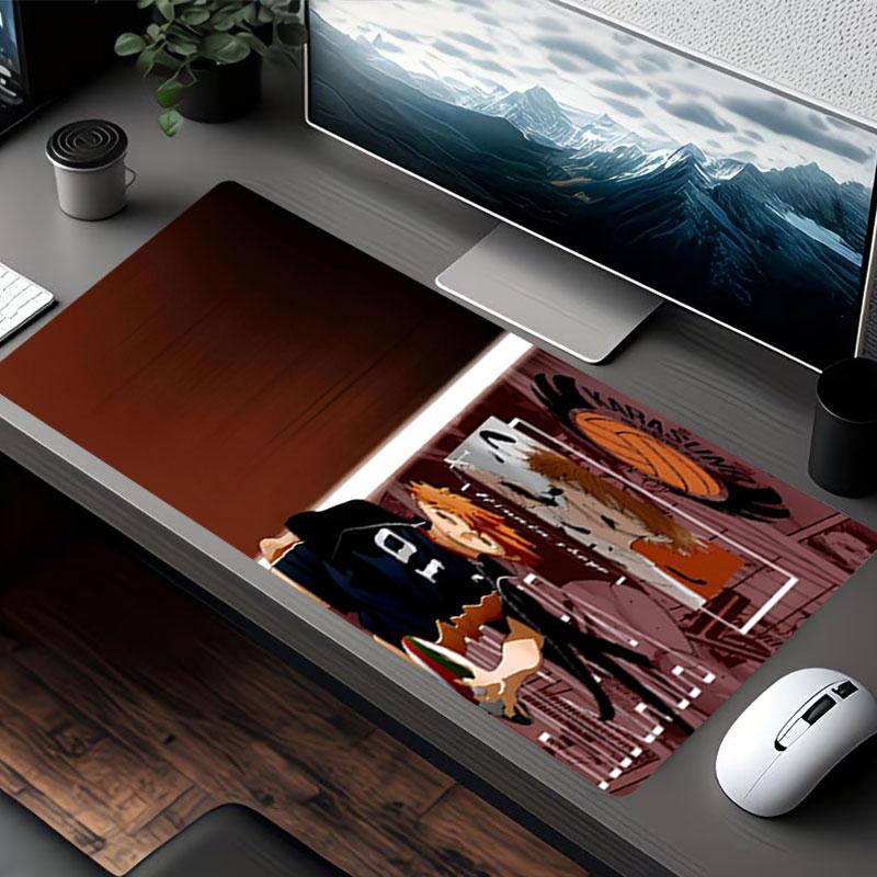 Haikyu Print Mouse Pad, for Keyboard Pad Laptop PC Mat for Office Home Use, Desk Decor, Perfect Birthday Gift for Gamers