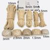 Eco-friendly Handmade Jute Hemp Rope for DIY Retro Wall Decoration and Binding