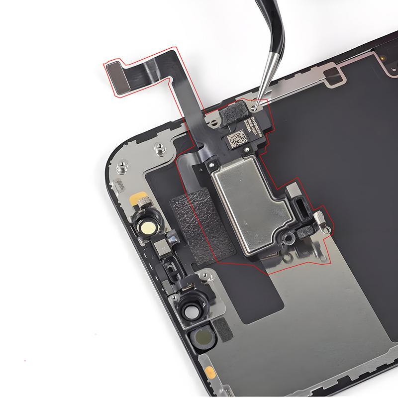 Шлейф слухового динамика для замены на iPhone X XR XS 11 12 Mini Pro Max Слуховой динамик Верхний динамик Датчик освещенности Микрофон