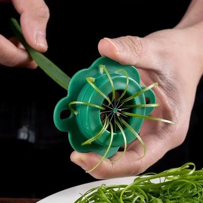 Новый измельчитель зеленого лука Easy Slicer, измельчитель для цветков сливы, измельчитель зеленого лука, волочение проволоки, кухонная сверхтонкая овощная измельчитель