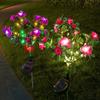 High Brightness Solar Azalea  Light Energy Saving Flowers Lawn Lamp  Outdoor Courtyard