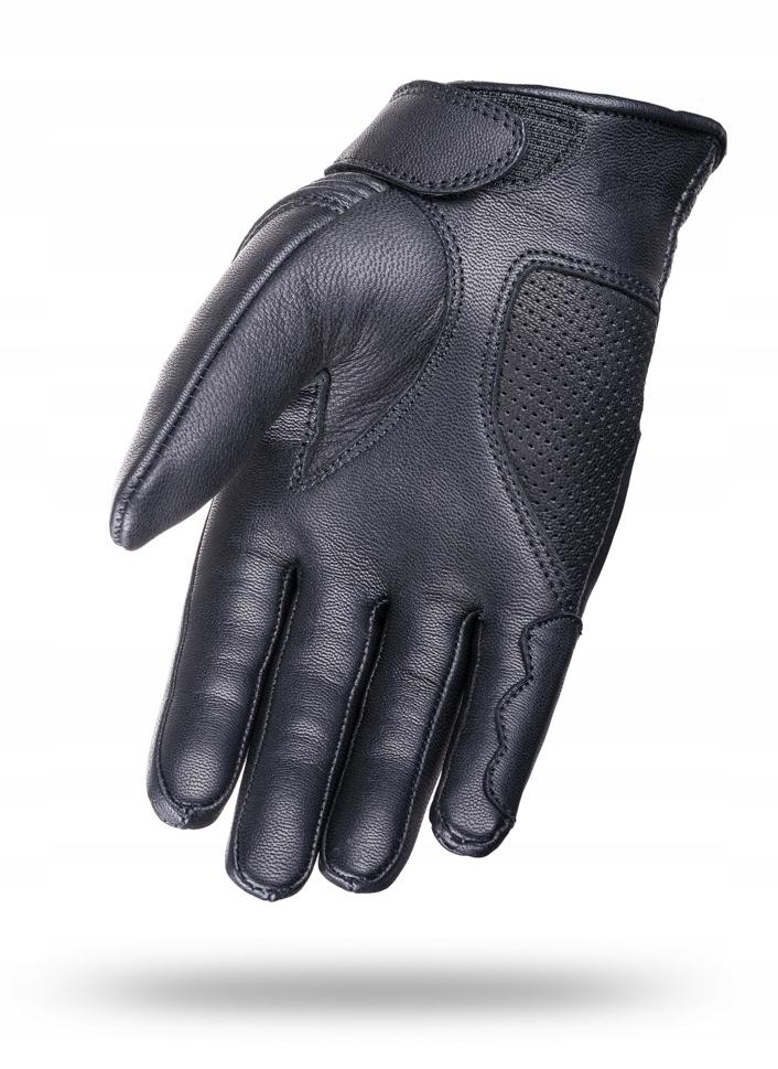 Wolf Lekkie Mocne Rękawice Motocyklowe Ze Skóry Black L